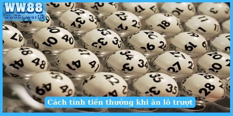 Cách tính tiền thưởng khi ăn lô trượt